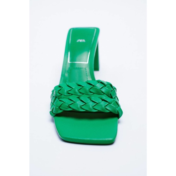 NWOT Zara HEELED WOVEN SANDALS Size EU40 - Picture 3 of 5